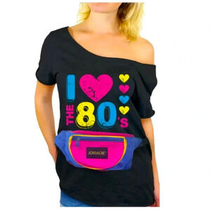 Vintage Jordache Retro Nylon Fanny Pack Waist Belt Bag 80s 90s Neon Pink Blue